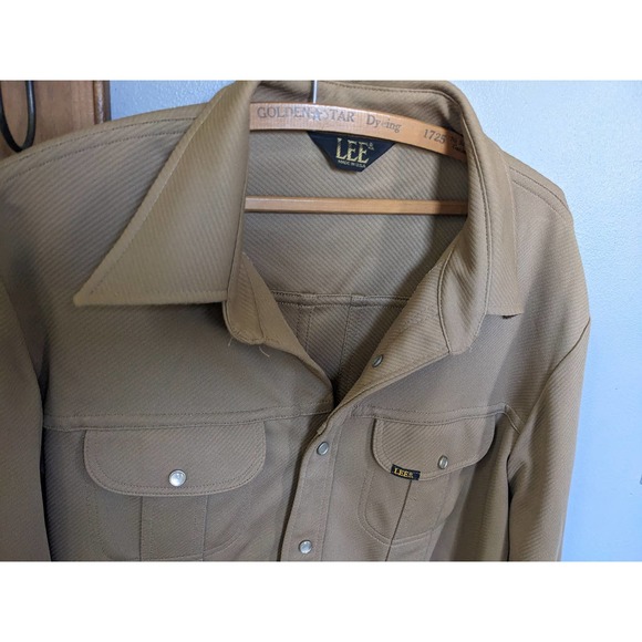 Lee Other - Vintage LEE Western Shirt Jacket // Long Sleeve Button Up Shirt Size Large